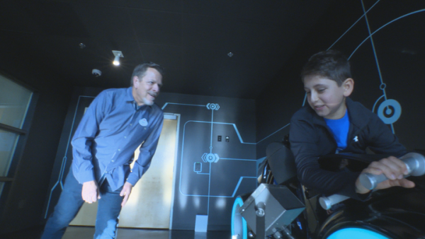 Make a Wish Kid Ross with Disney Imagineer
